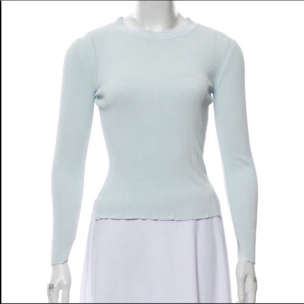 Rag and Bone Sky Blue Crew Neck Size S